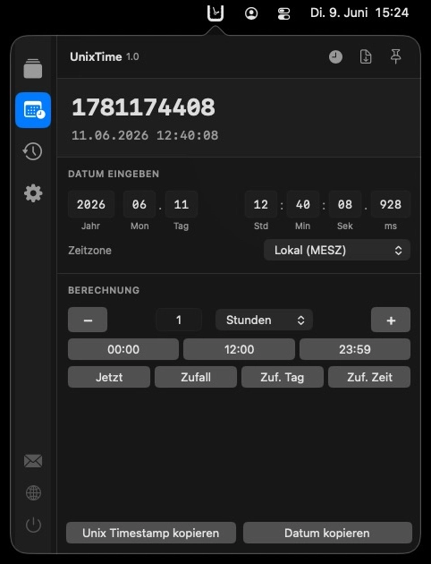 Datum & Zeit Generator